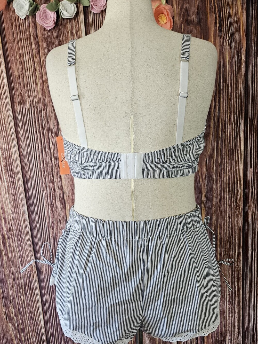 NWT Colsie Bralette And Shorts Loungewear Plus Size 1X - Picture 5 of 12